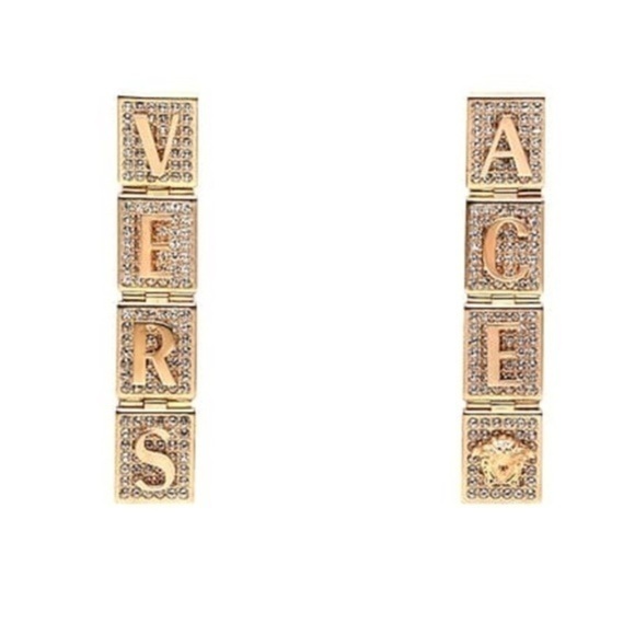 VERSACE exclusive 
Earrings
Limited Edition  
$ 1,625 retail NWT&Box - Picture 1 of 9